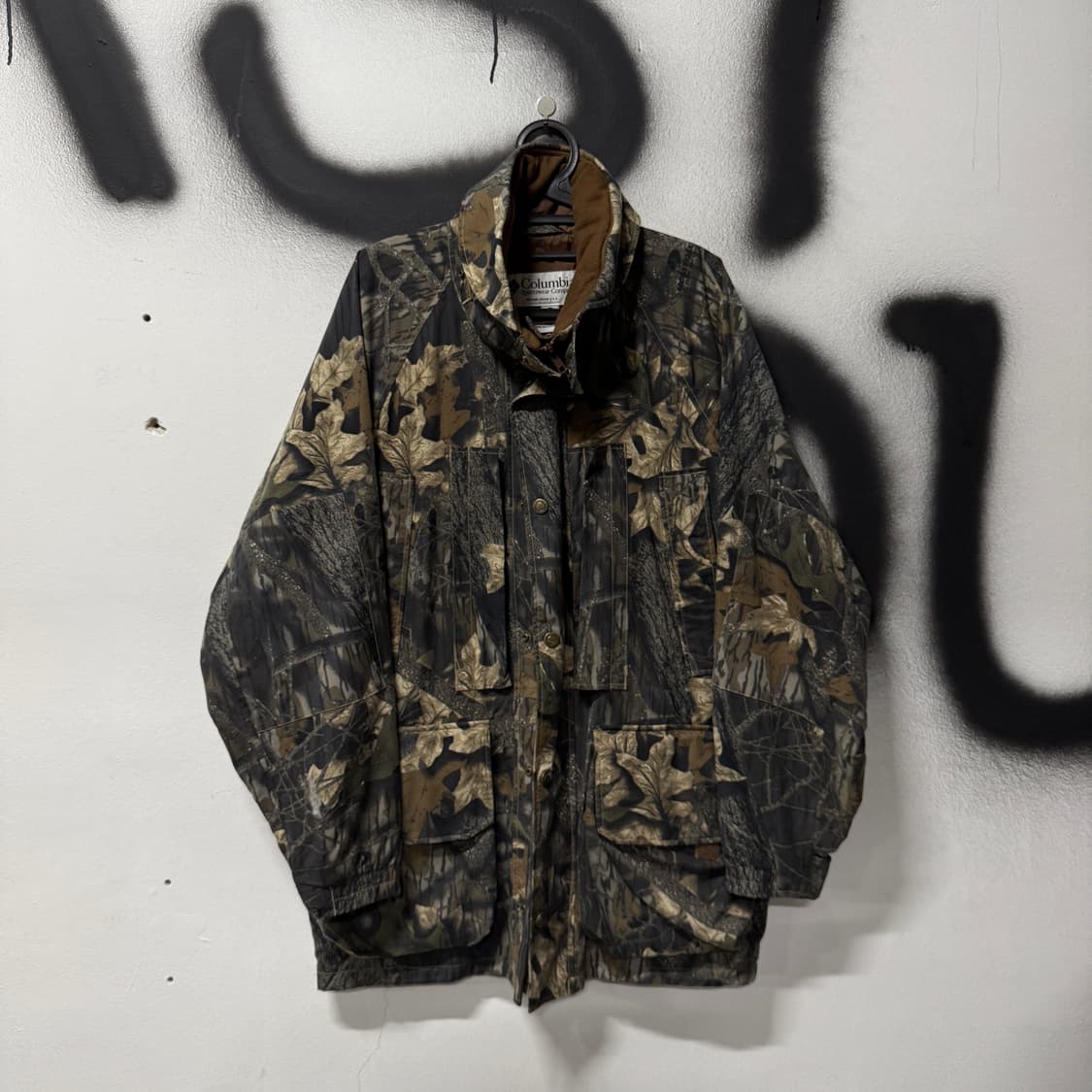 Columbia USA 컬럼비아 모시오크 리얼트리 카모 풀 패턴 롱 자켓 상품이미지1