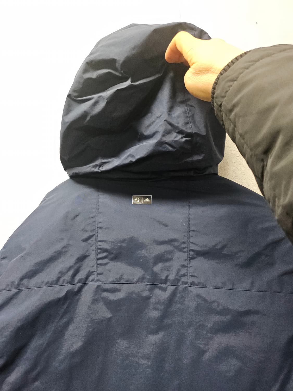 아디다스 후드 패딩 자켓 네이비 105 상품이미지2