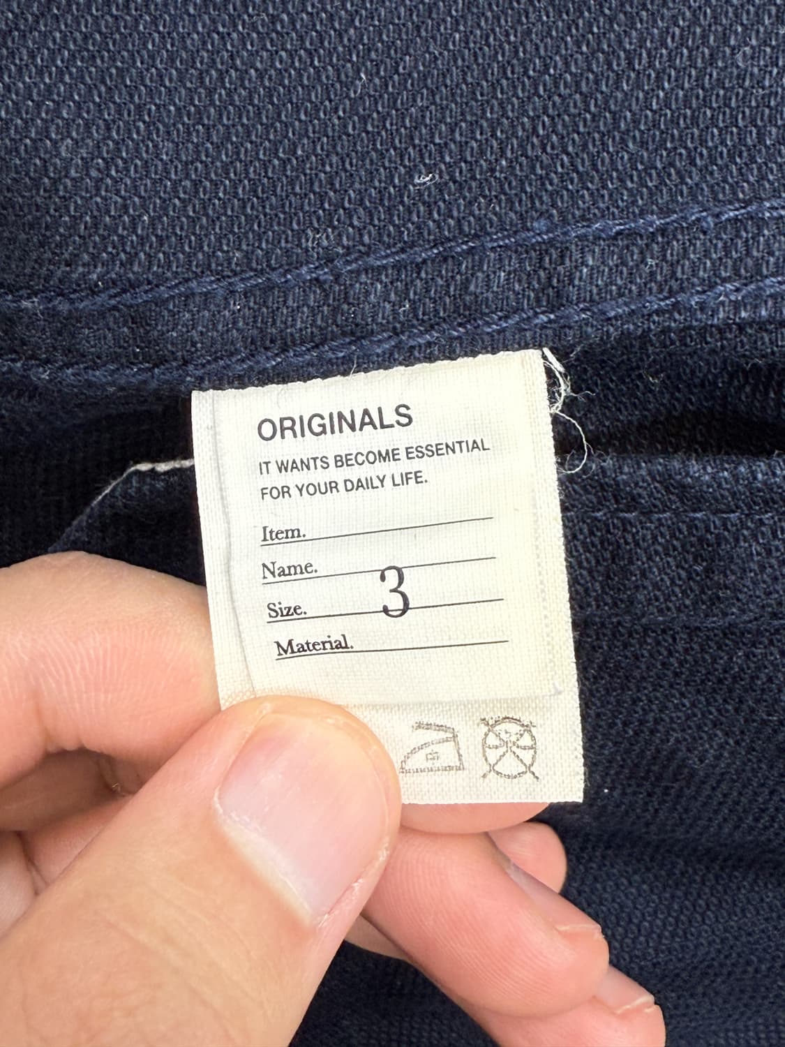 콰드로 네이비 트러커 자켓 상품이미지6