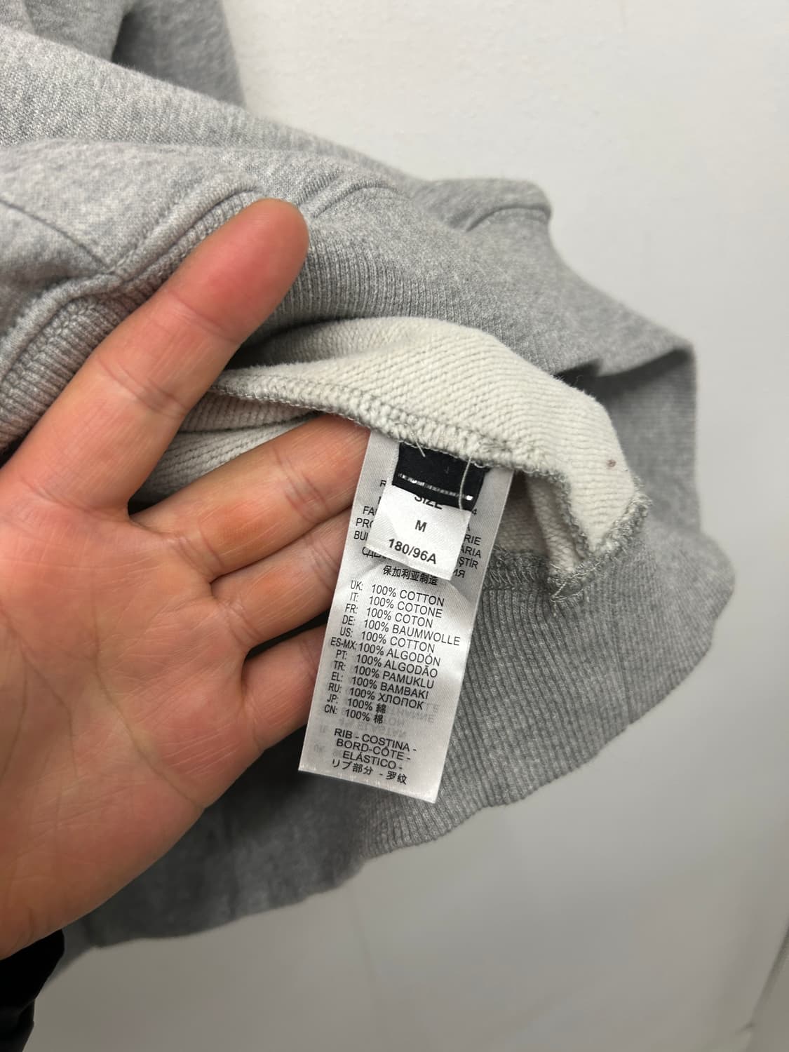 디젤 회색 후드티 상품이미지5