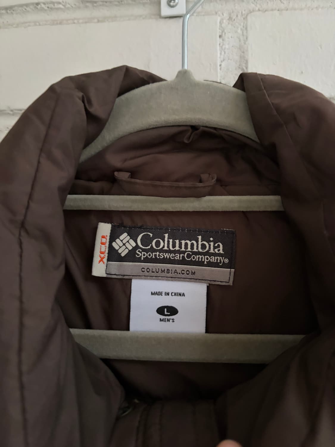 콜롬비아 브라운 패딩 자켓 상품이미지3