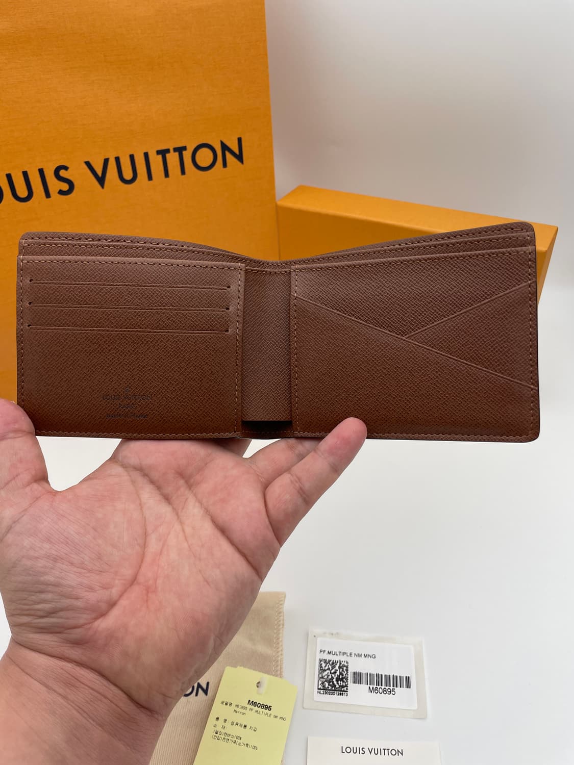 [ 새상품 / 풀구성 ] 루이비통 모노그램 멀티플월릿 반지갑  상품이미지4