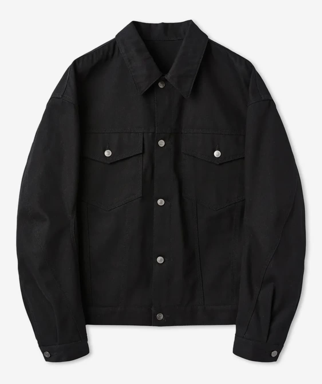 WMC 커브드 데님 트러커 자켓 상품이미지2