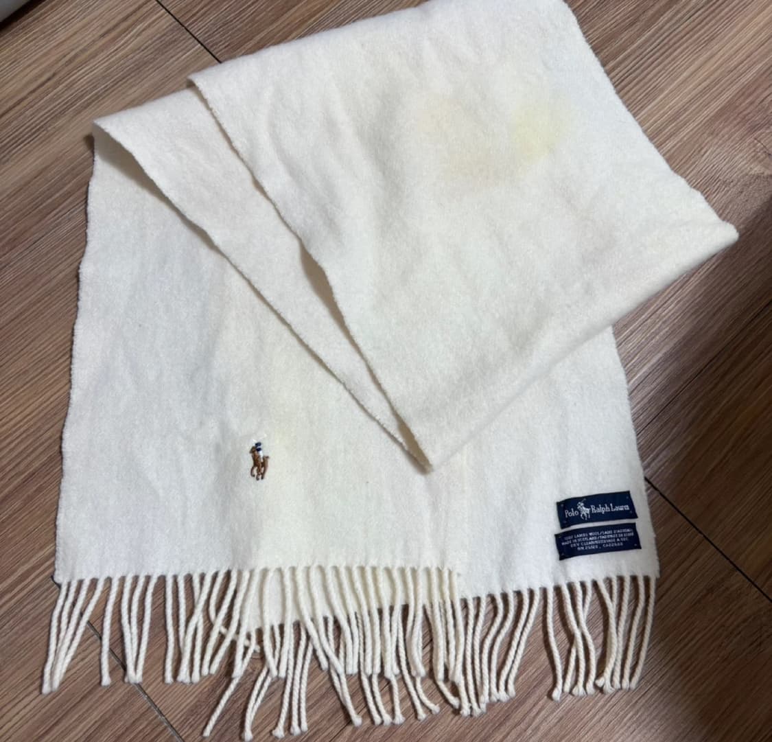 폴로랄프로렌 베이지 울 머플러 상품이미지1