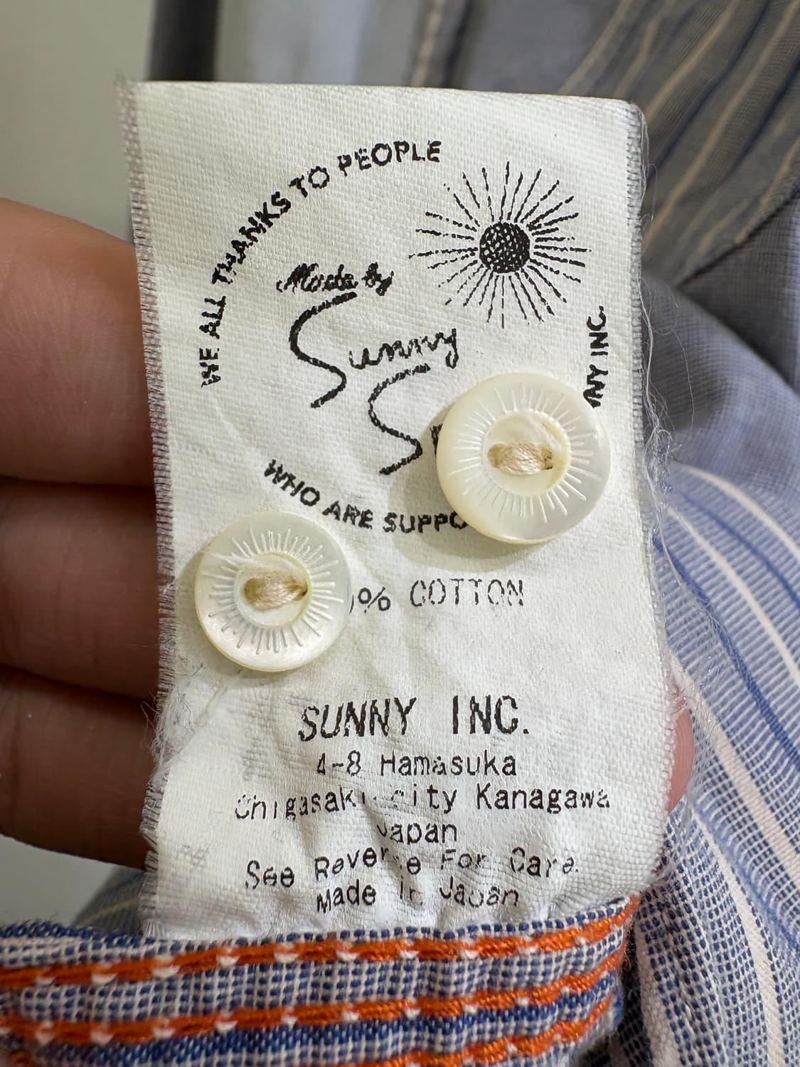 SUNNY SPORTS (Made in Japan) 셔츠 상품이미지7