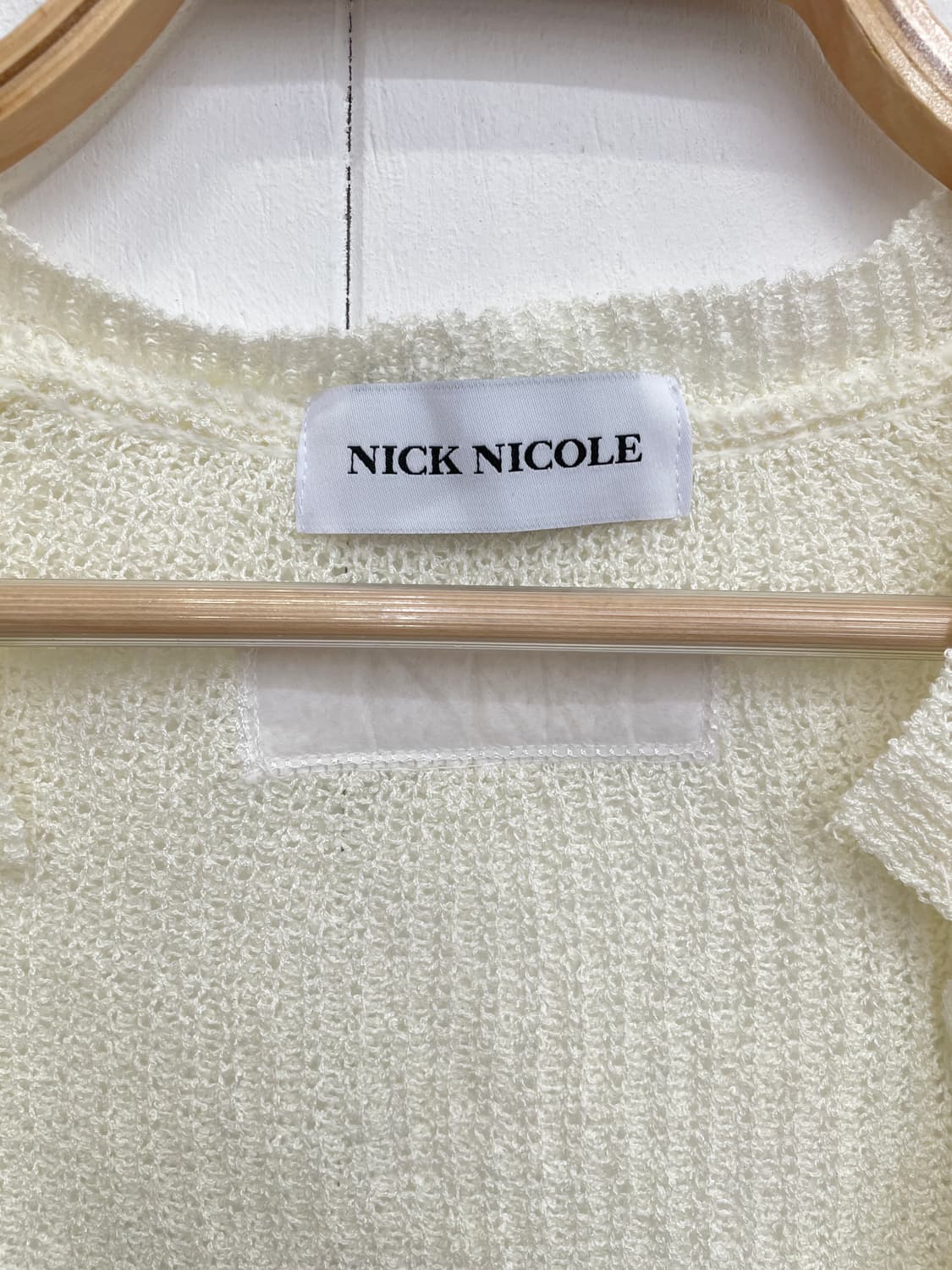 닉앤니콜 니트 크롭 볼레로 가디건 상품이미지5