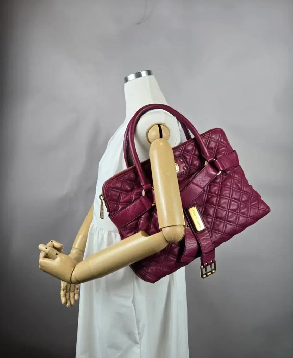 마크제이콥스 브루나 퀼팅 레더 램스킨 토트백 가방 정품 Bruna bag 상품이미지1