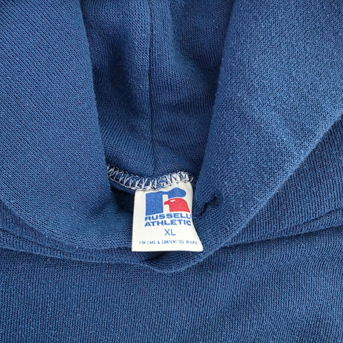 [XL] 80s 빈티지 러셀 애슬레틱 코랄 블루 후드티 상품이미지6