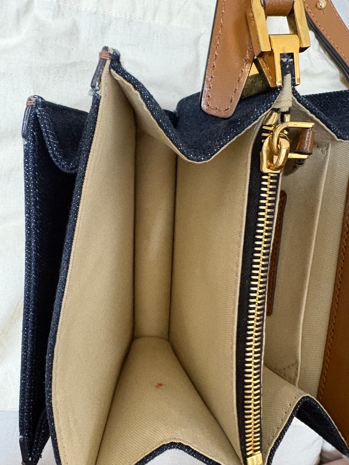 마르니 데님 트렁크 백 상품이미지8