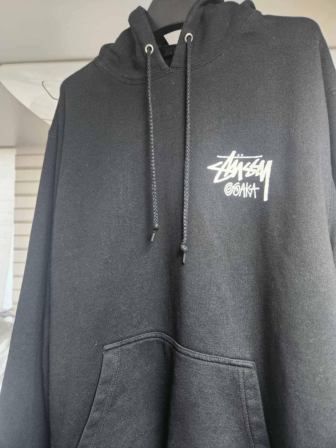 스투시 오사카 후드 블랙 L 상품이미지1