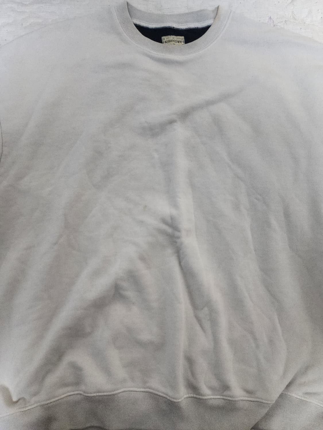 캐피탈 투톤 빅 플리스 스웻셔츠 키나리 블랙 상품이미지4