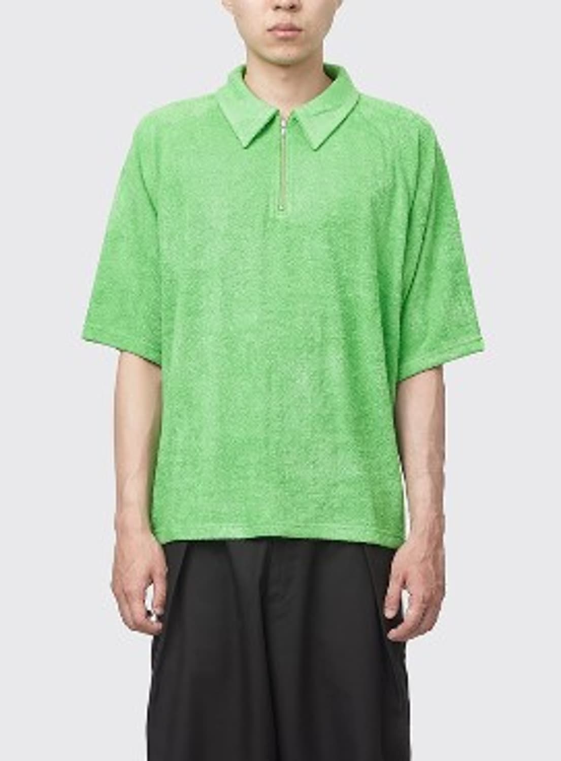  (3)해칭룸 테리 카라 티셔츠 그린 상품이미지3