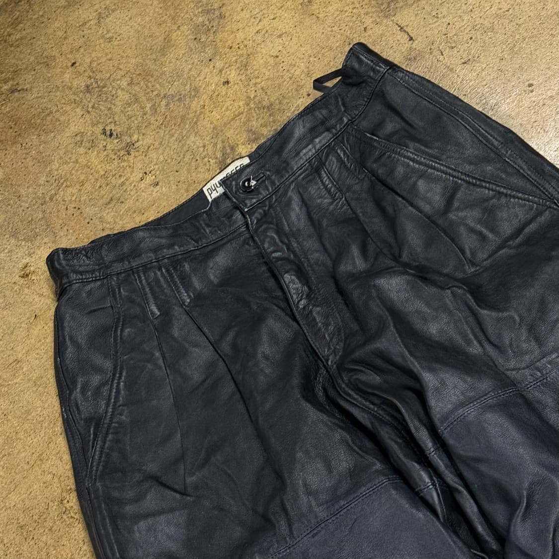 [정품/L] 일본빈티지 양가죽 팬츠 b14 상품이미지1