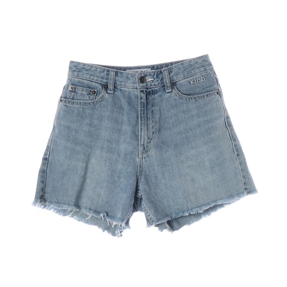 키르시 연청 컷오프 데님 숏 팬츠 1 상품이미지1