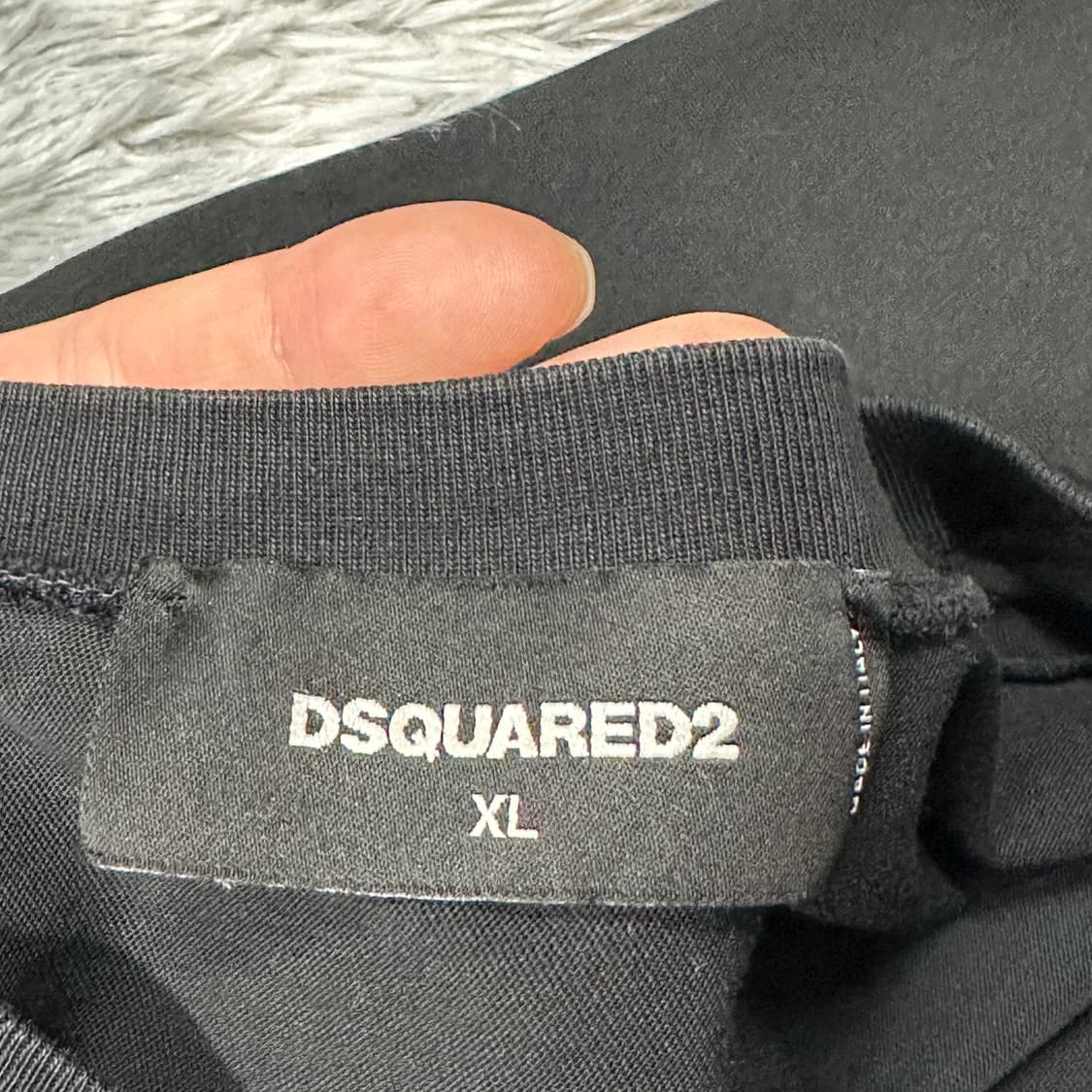 디스퀘어드2 블랙 반팔 XL 상품이미지3