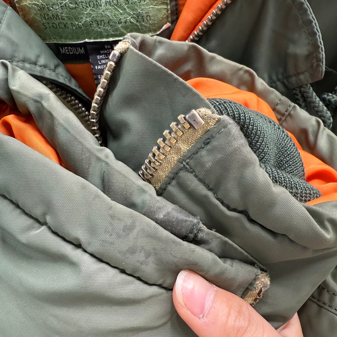 [M] 알파 인더스트리 야상 자켓 상품이미지8