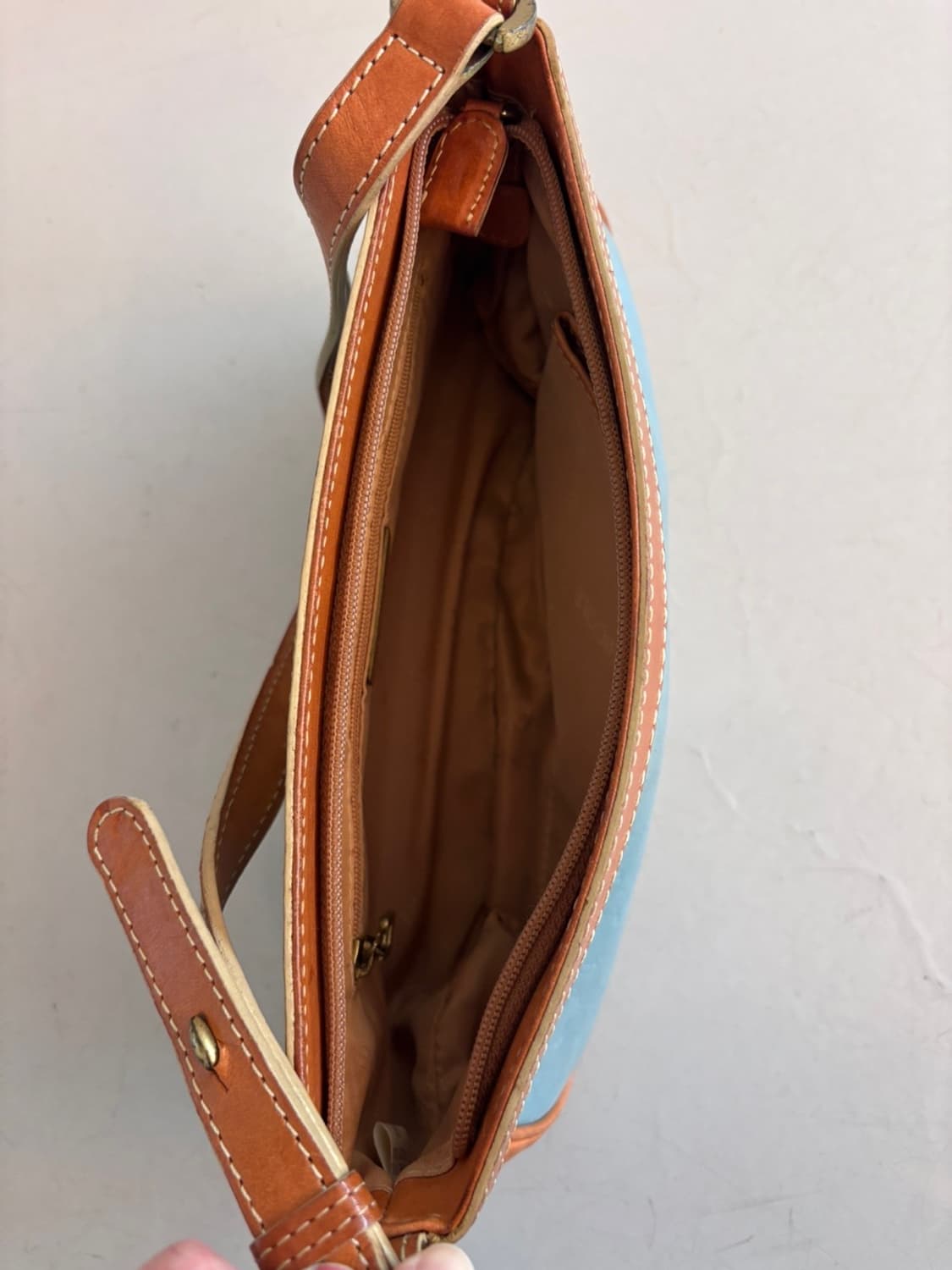 Vintage Nicole St Gilles Leather Bag 상품이미지7