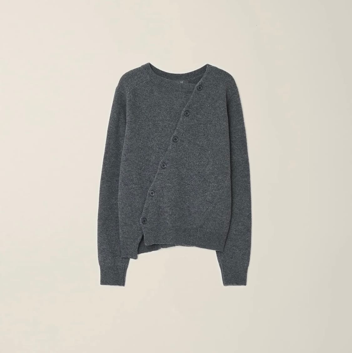 누마레 EE 2WAY CARDIGAN GREY 상품이미지1