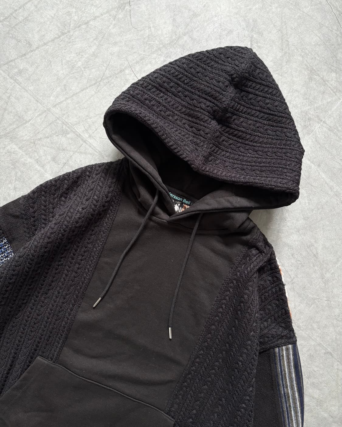 Andersson Bell 앤더슨벨 20FW 패브릭 콘트라스트 후드 상품이미지2