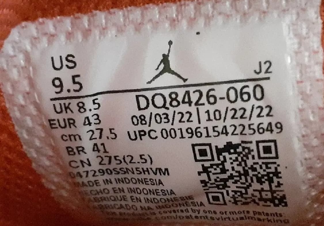 나이키 에어 조던 1 미드 블랙 파이어레드 275 상품이미지8