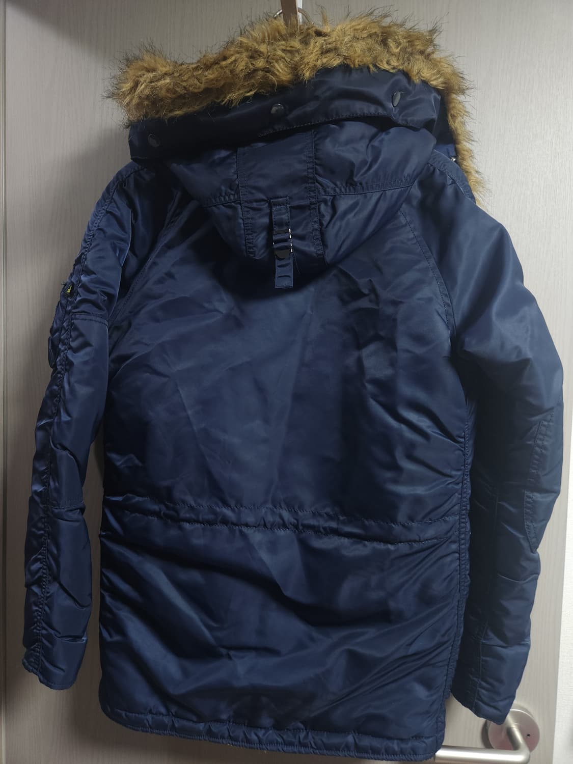 알파인더스트리 N3B 패딩 항공점퍼 개파카, S 상품이미지4