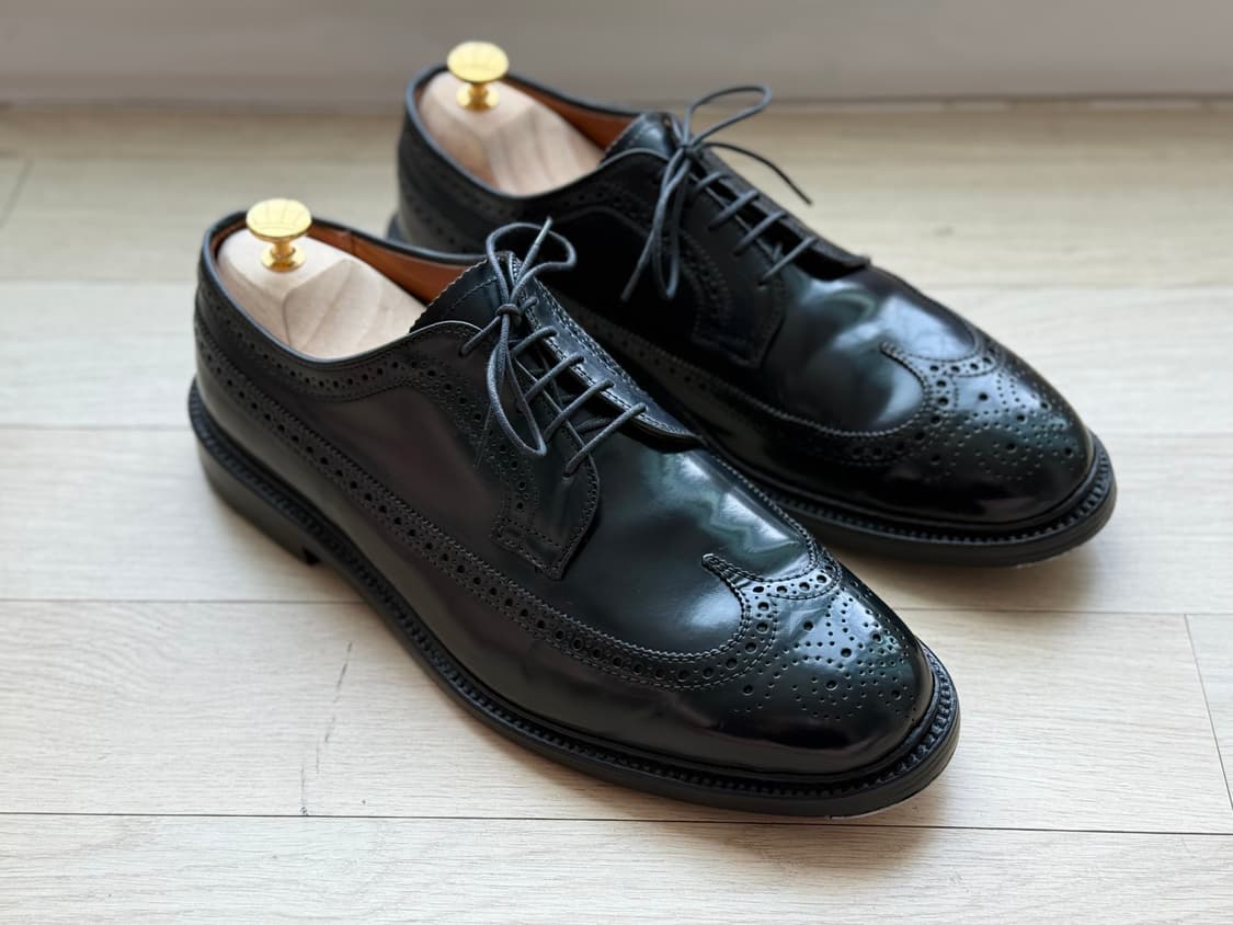 알든 Alden 9751 롱 윙 블러처 US9.5 블랙 상품이미지3