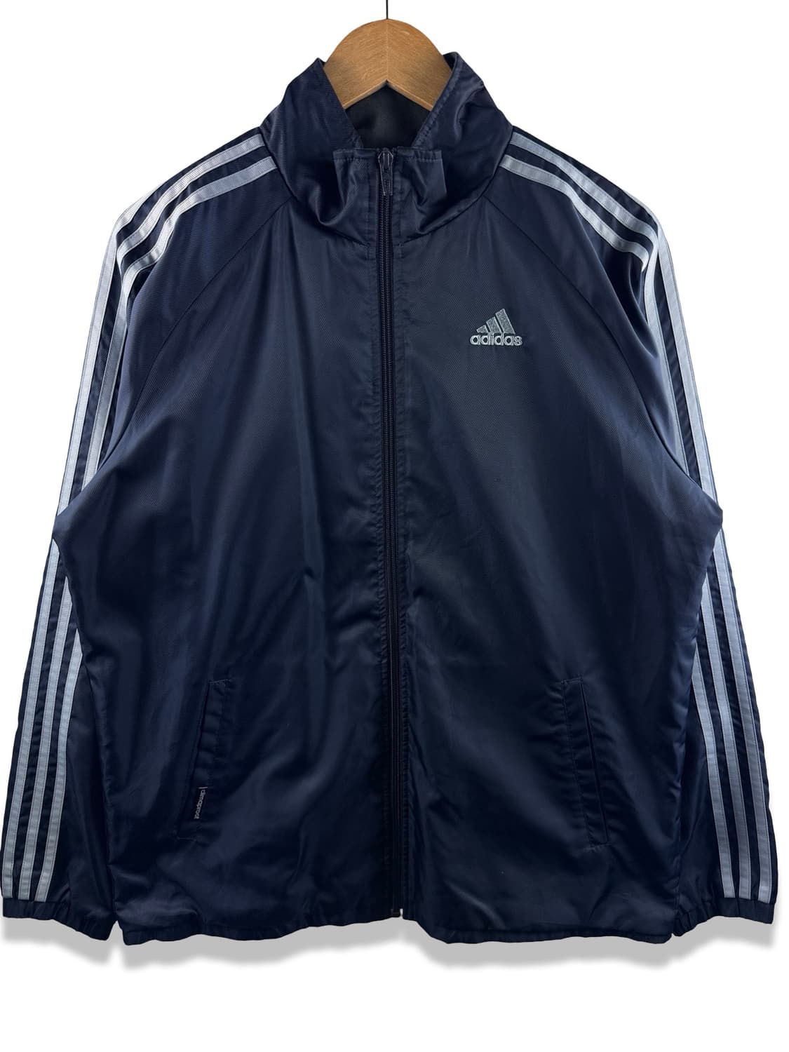 아디다스 백프린팅 네이비 바람막이2760 상품이미지2