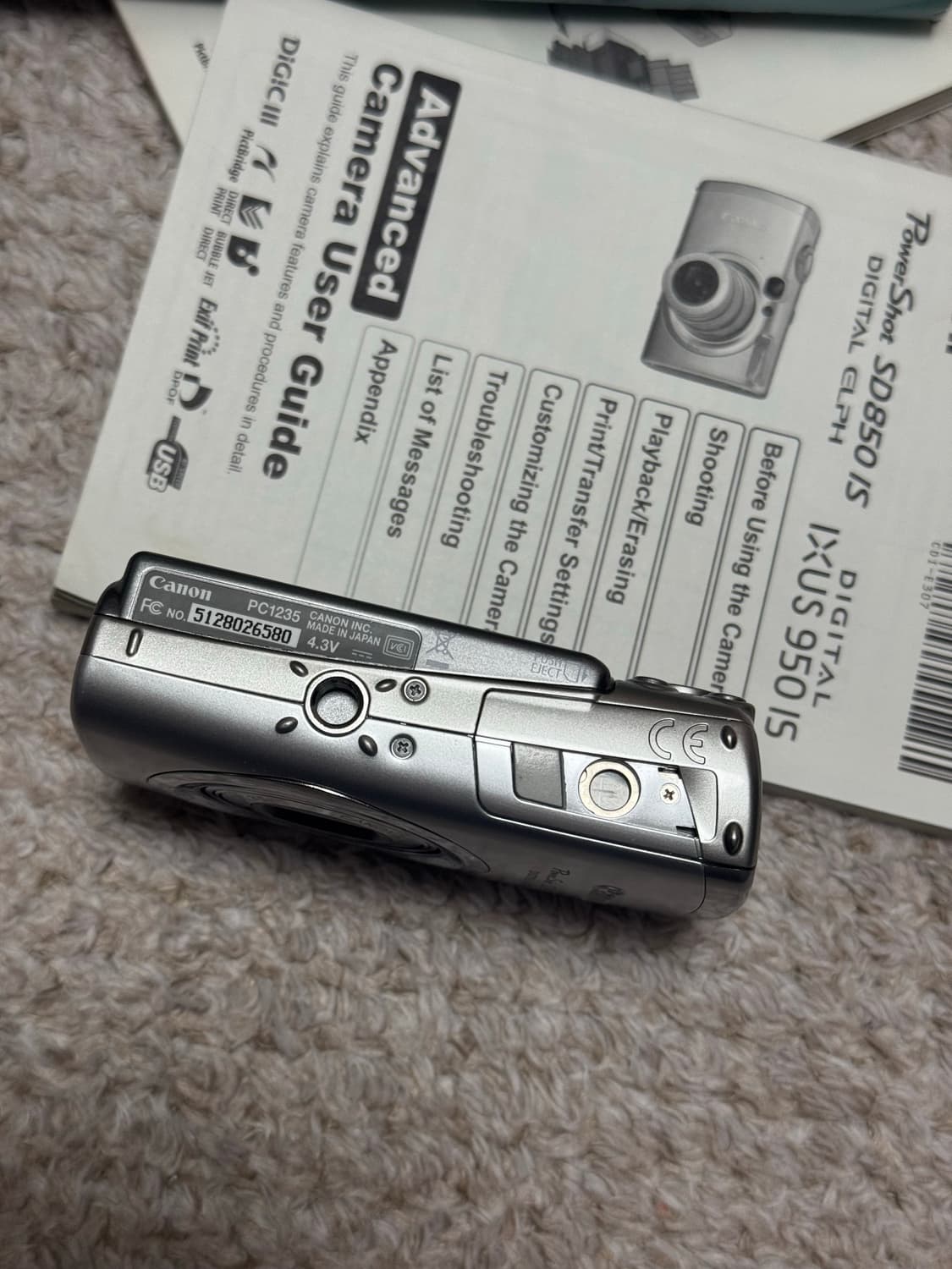 캐논 익서스 IXUS 950 / IXY 810 / SD850 상품이미지5