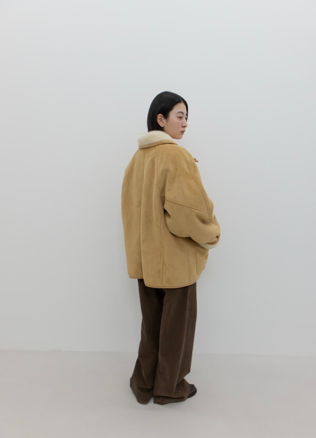 SHEARLING COAT / BEIGE 상품이미지3
