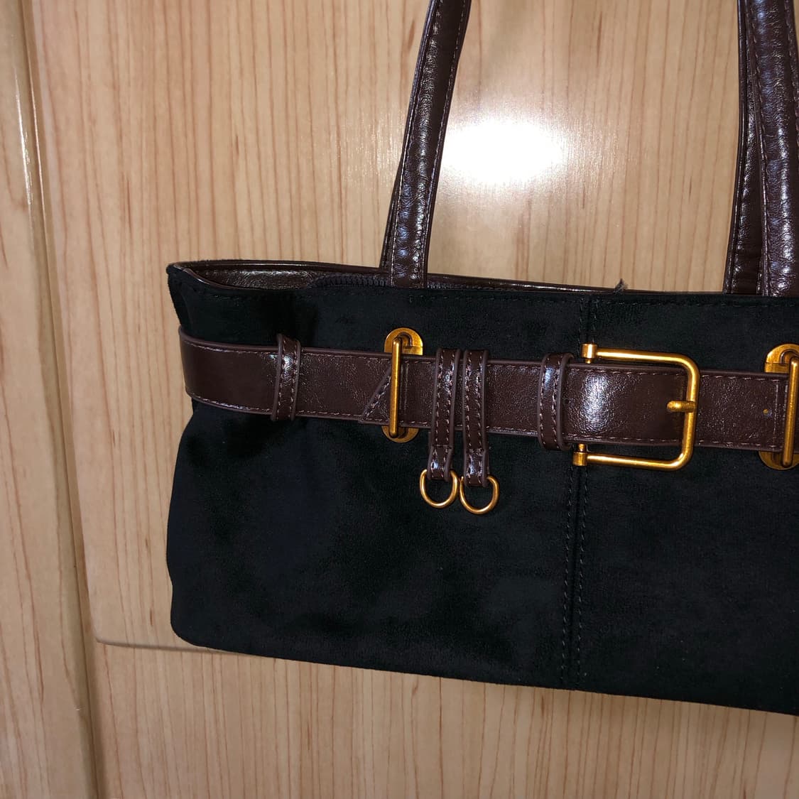 벨트 블랙 숄더백 📼  상품이미지2