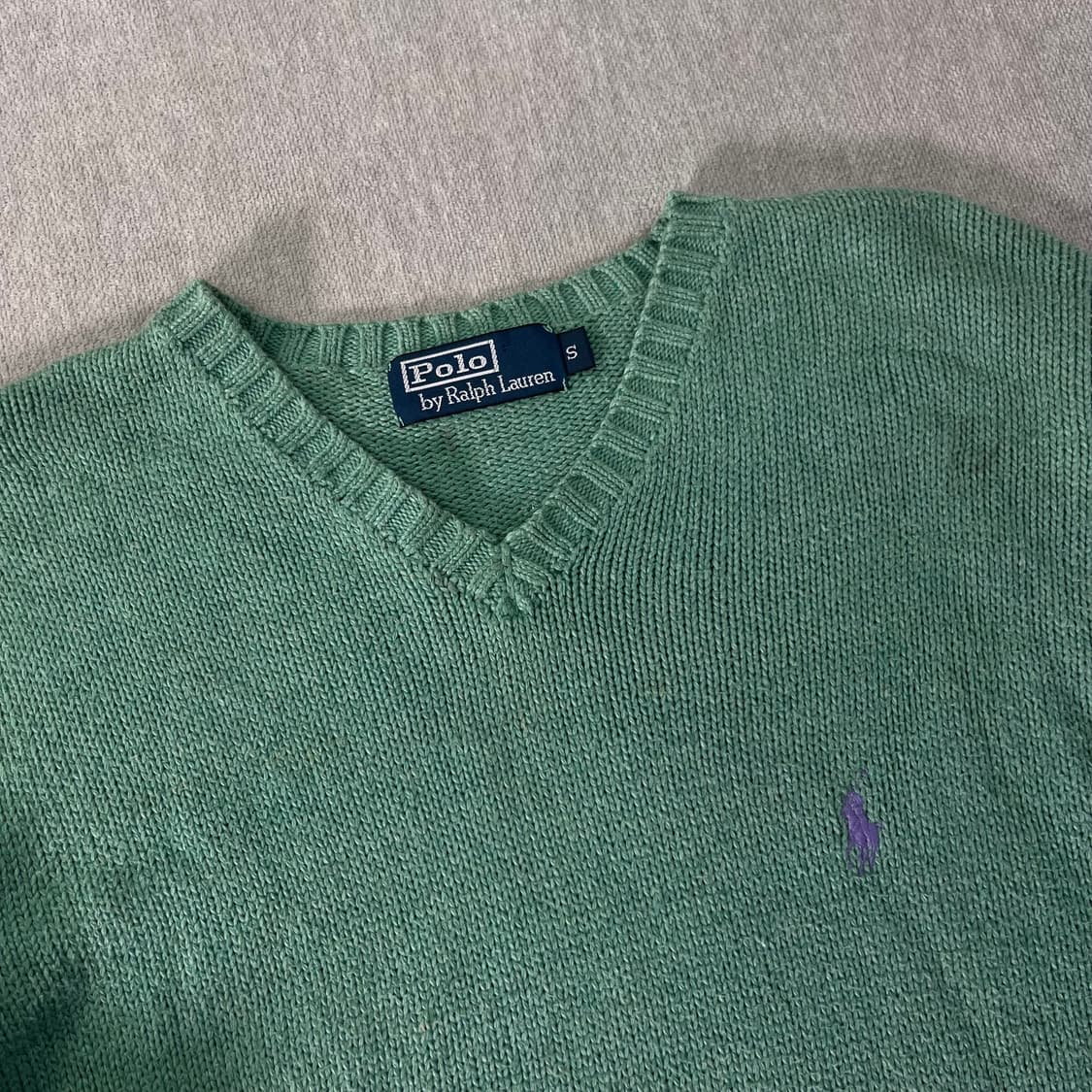 100 폴로랄프로렌 코튼 브이넥 니트 상품이미지2