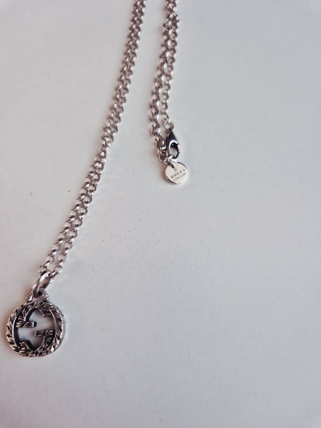 구찌 인터로킹 목걸이 (새상품급) 남녀공용 상품이미지4