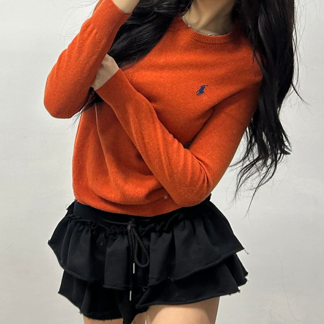 폴로 랄프로렌 램스울 크루넥 니트 스웨터(M) 상품이미지4