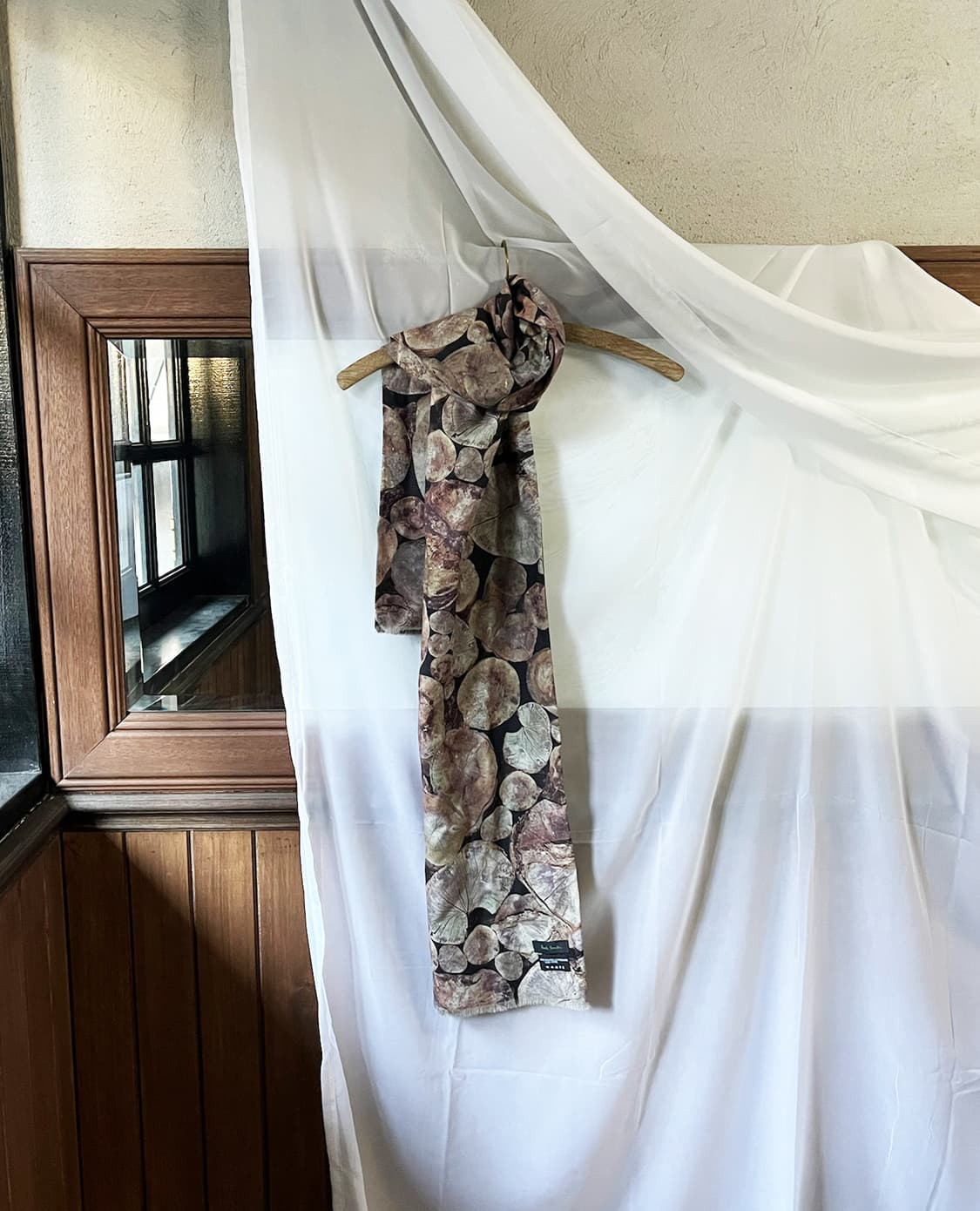 PAUL SMITH wood print virgin wool muffle 상품이미지2