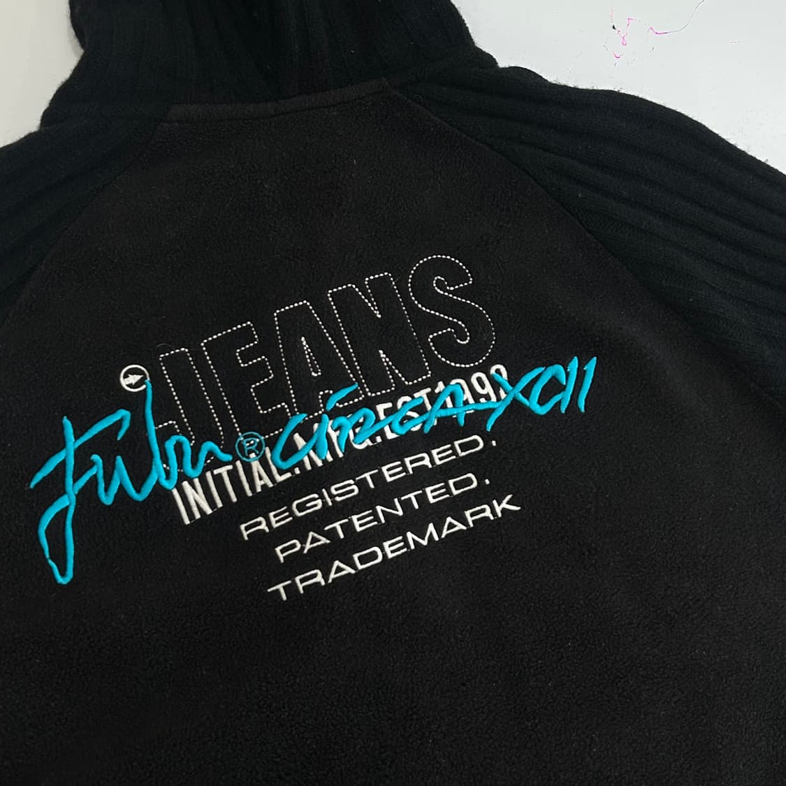 FUBU 후부 백포인트 니트슬리브 후리스 후드집업 상품이미지7