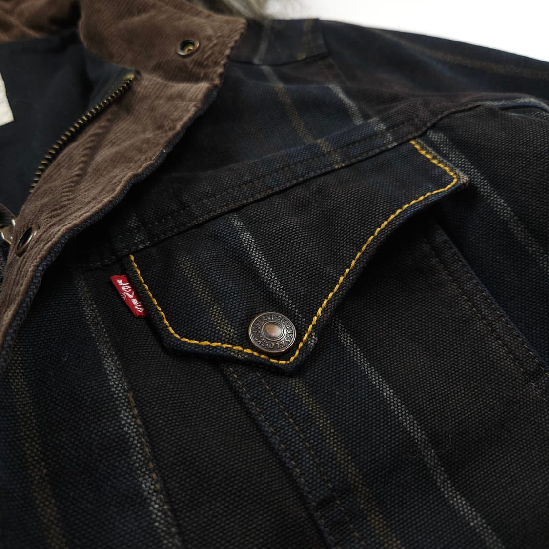 리바이스 JPN y2k 울프죠 우먼스 캔버스 자켓(85) 상품이미지3