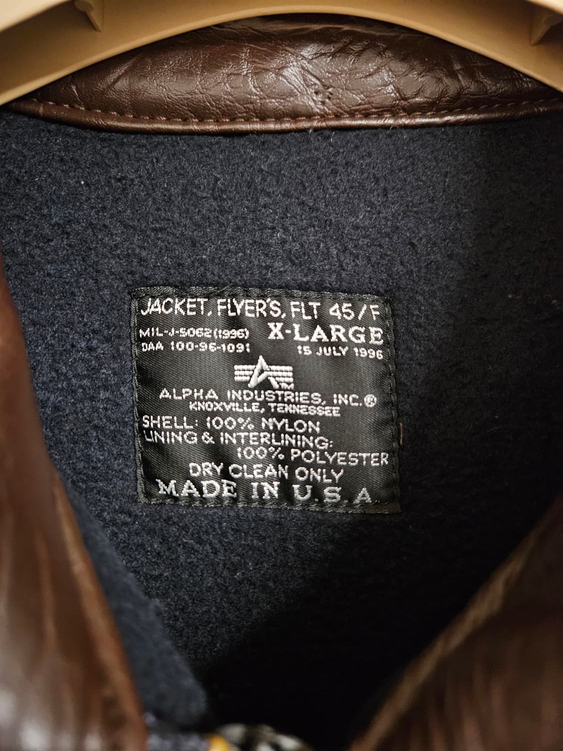 알파인더스트리 cwu 45p 항공점퍼 xl 상품이미지2