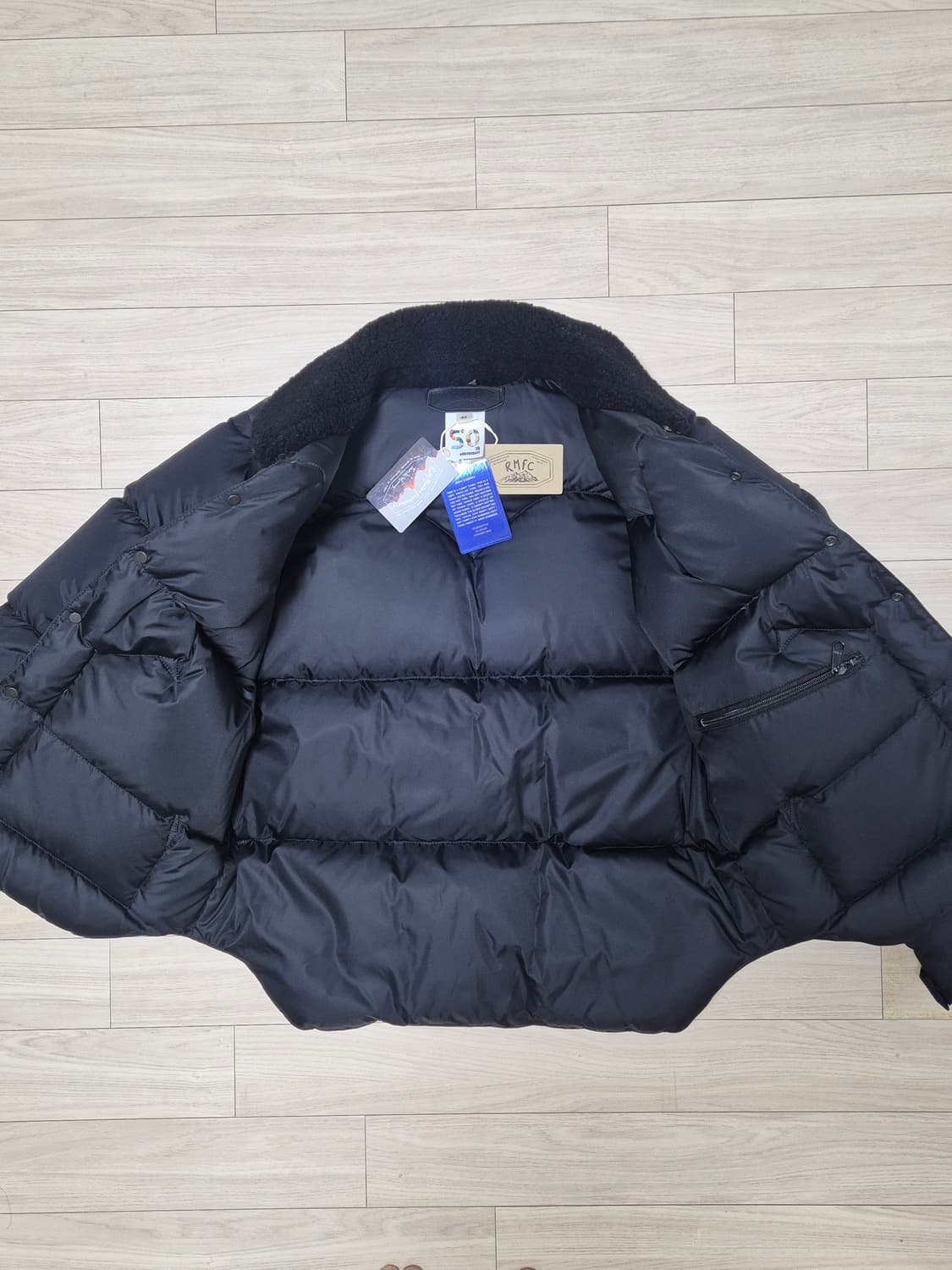 [록키마운틴페더베드] 크리스티 패딩 자켓 블랙 42 상품이미지2