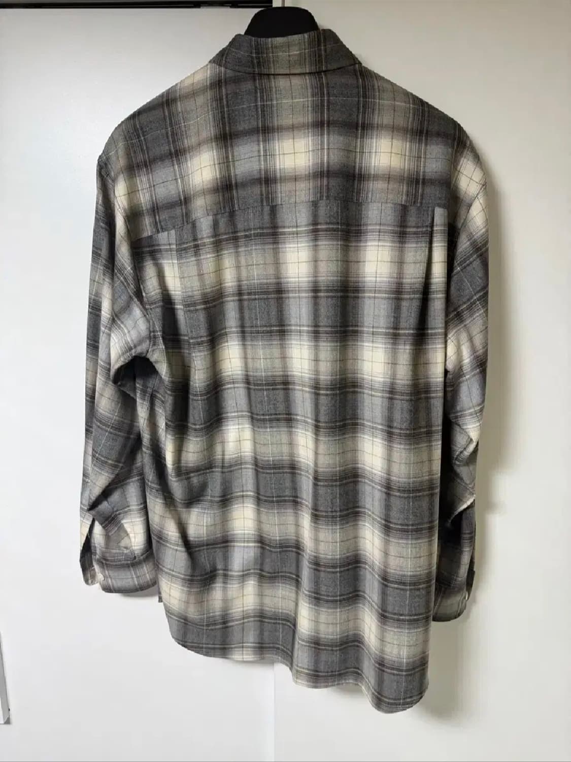 오라리 23AW 체크셔츠 4사이즈 상품이미지3
