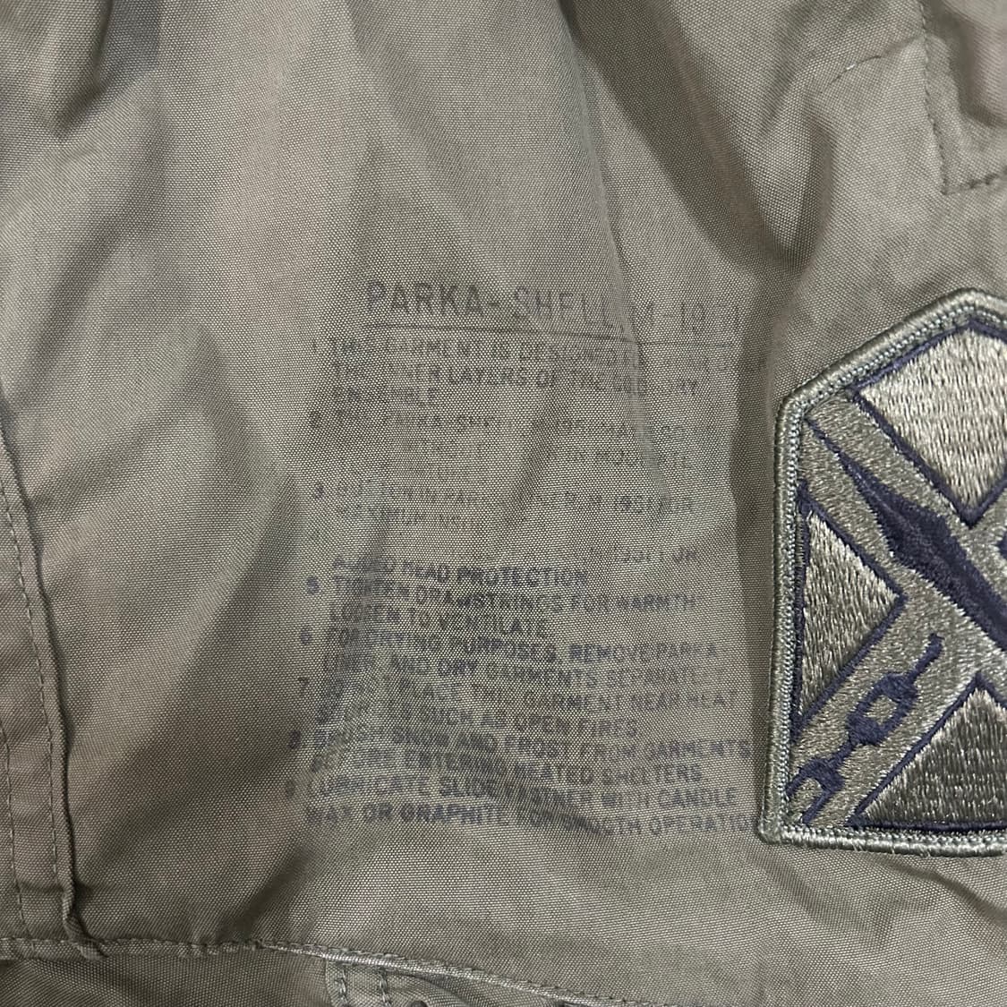 (M) M-51 오리지널 피쉬테일 콘마 내피외피 상품이미지9