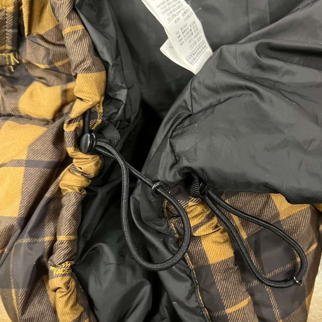 노스페이스 체크 카라 숏패딩 80 상품이미지7