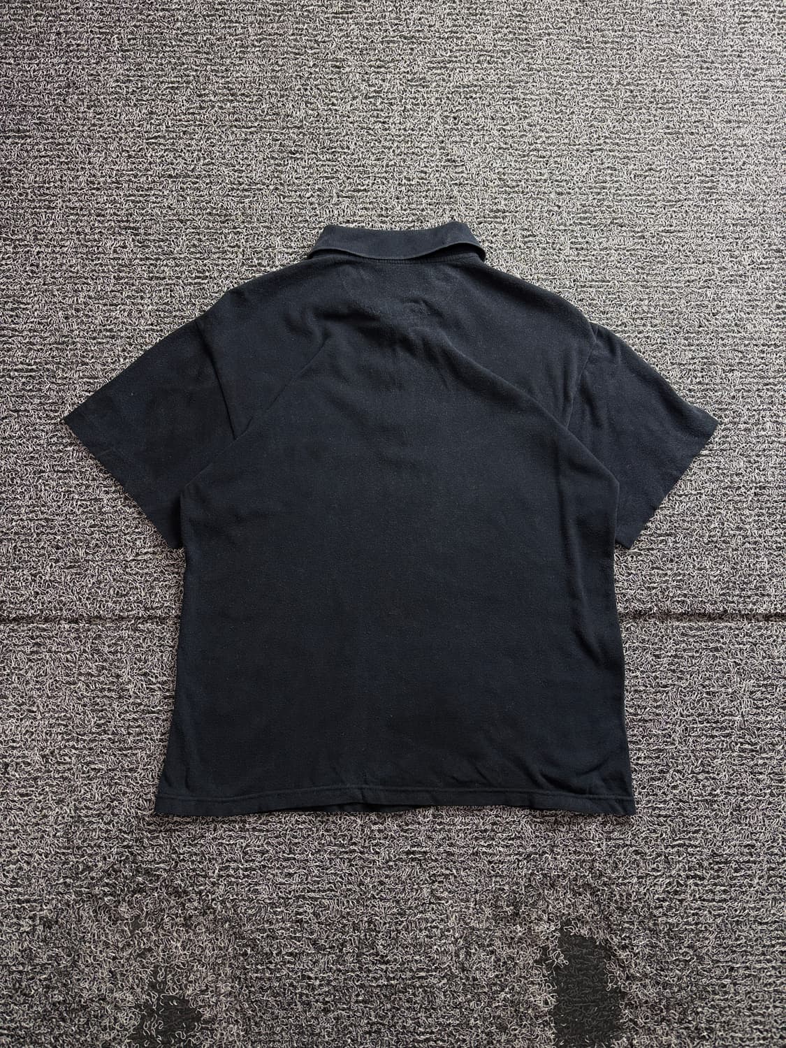 90s 버버리 월계수 로고 네이비 피케이 셔츠 3096 상품이미지4