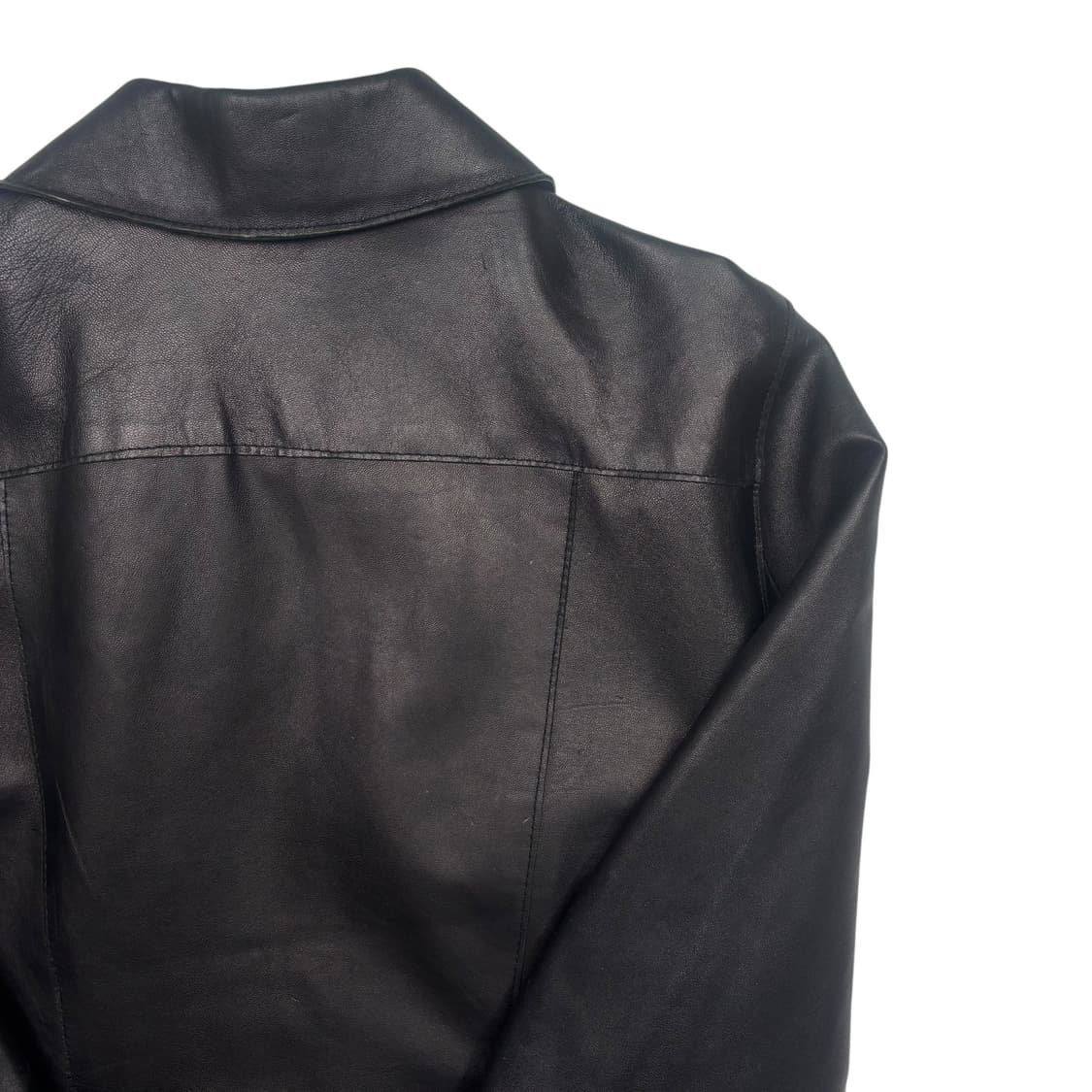 브룩스 브라더스 빈티지 블랙 레더 자켓 XS 상품이미지5
