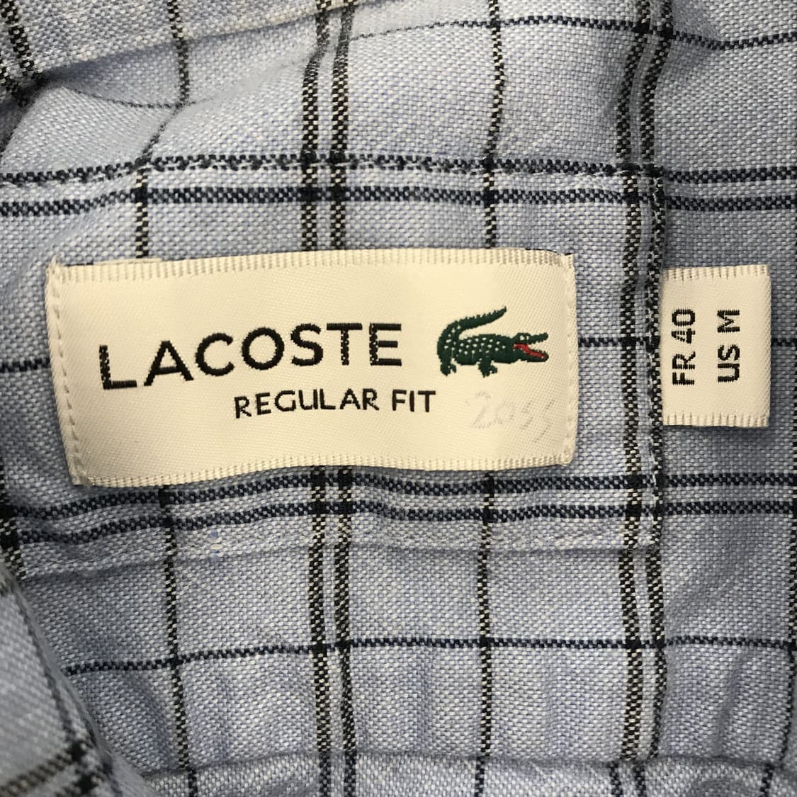 라코스테 레귤러핏 체크셔츠 국내판 [M] 상품이미지5