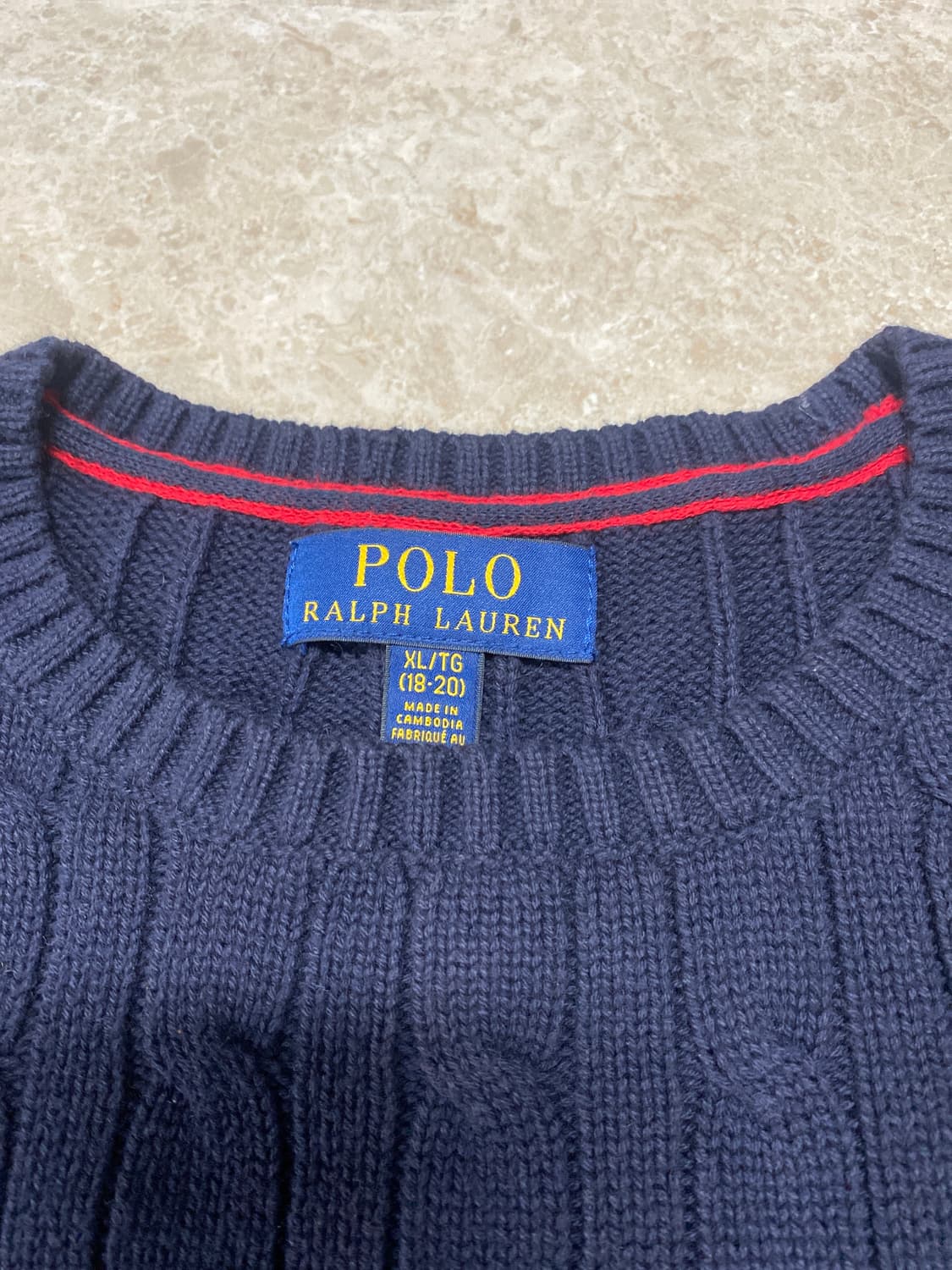 폴로 케이블 니트 상품이미지3