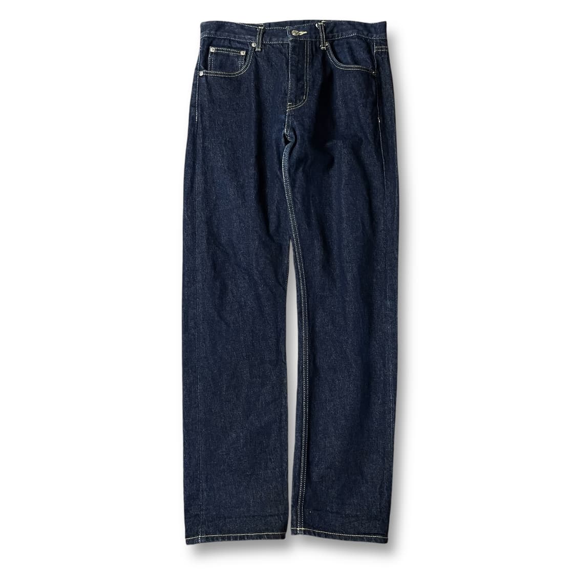 (32) 모드나인 인디고서울 진청 생지 데님 팬츠 상품이미지1