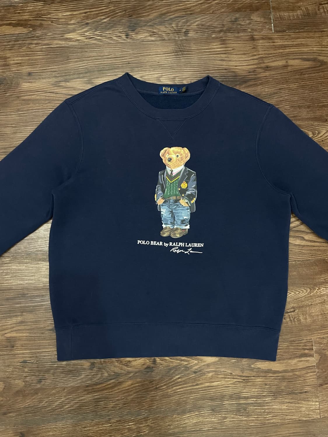 폴로 랄프로렌 베어 로고 스웻셔츠 맨투맨 네이비 상품이미지1