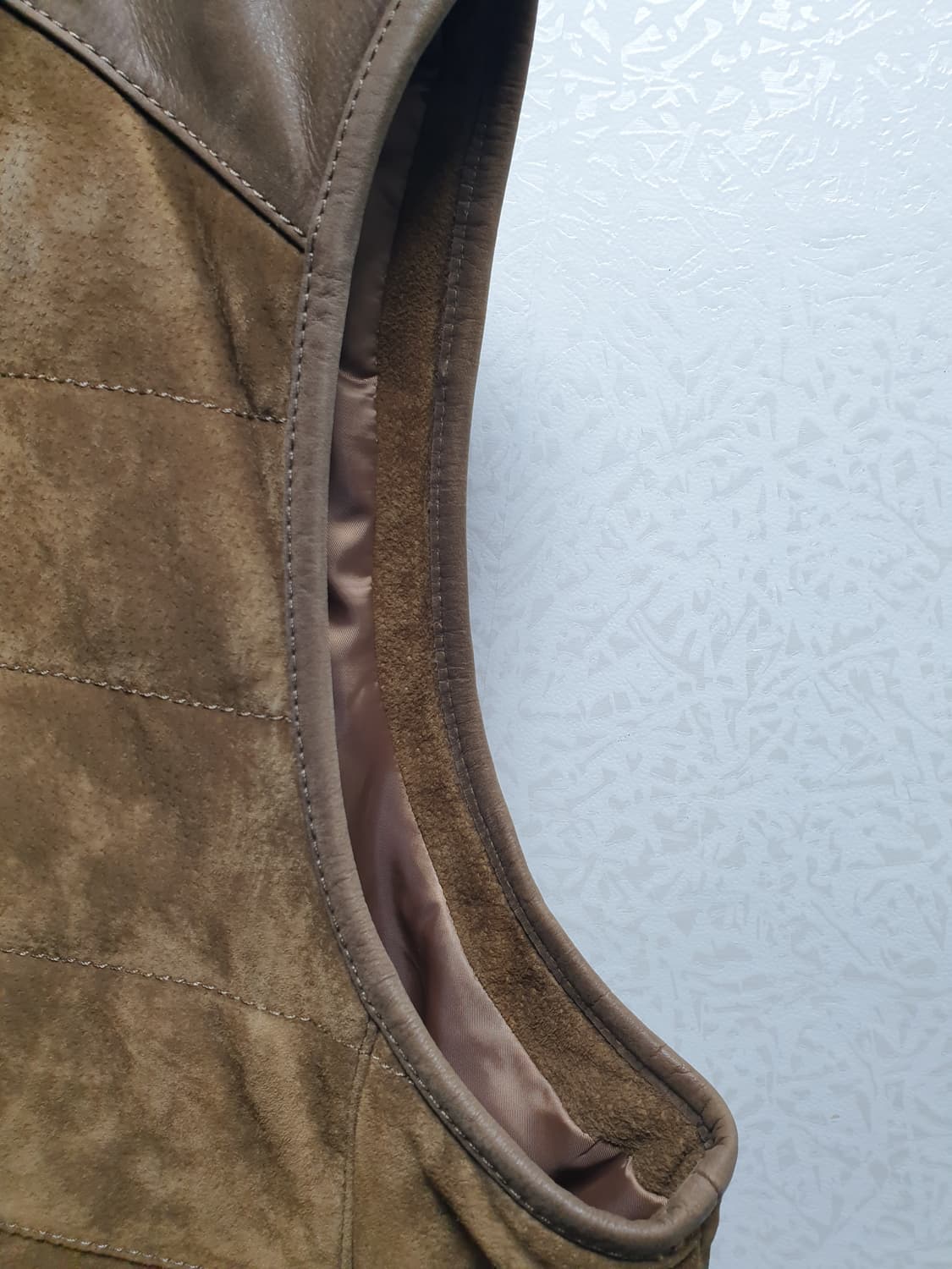 [2xb/xxxl] roundtree&york 스웨이드 패딩조끼 상품이미지3