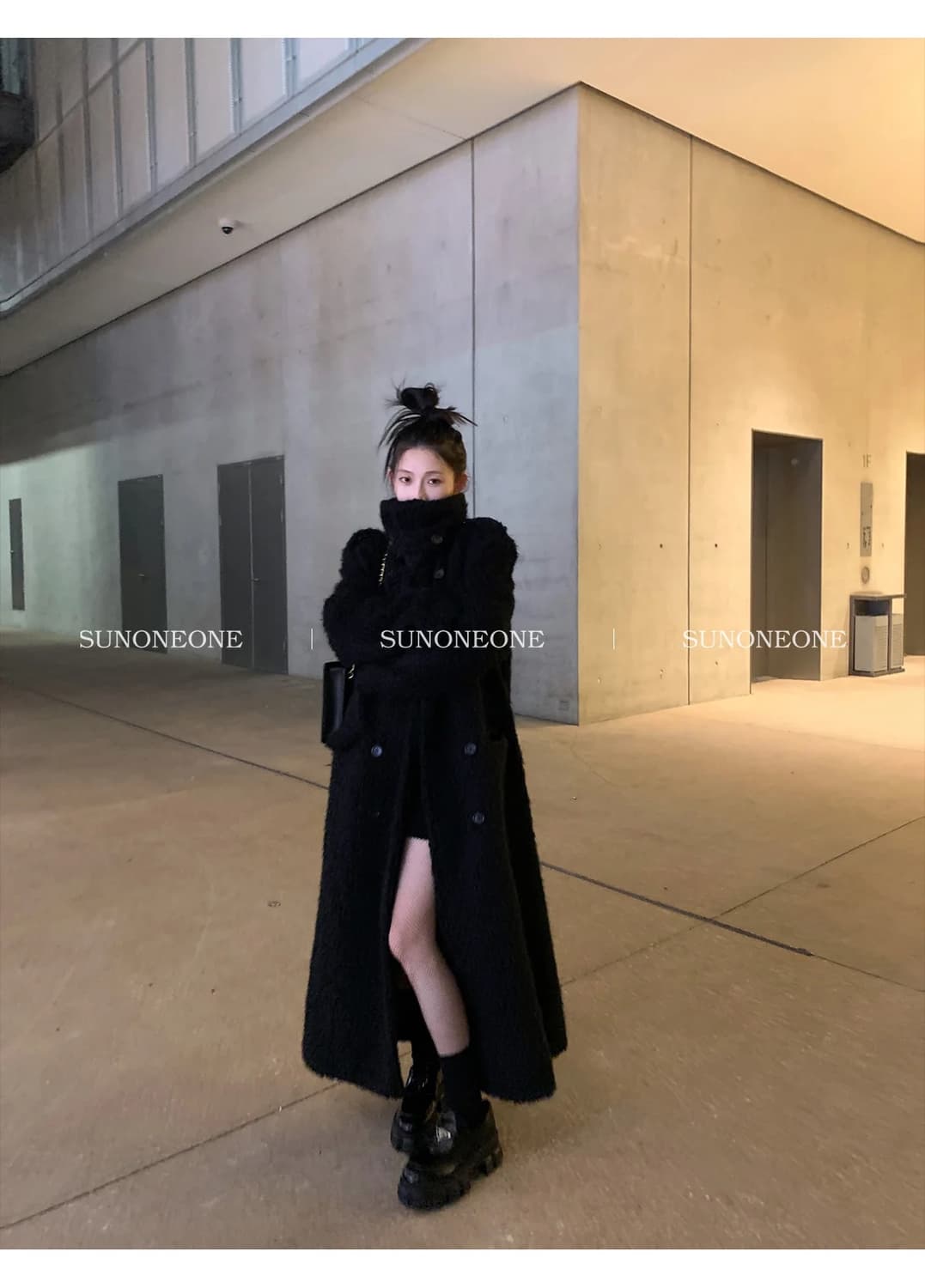 파리지앵바이브 오버핏 롱코트 상품이미지2