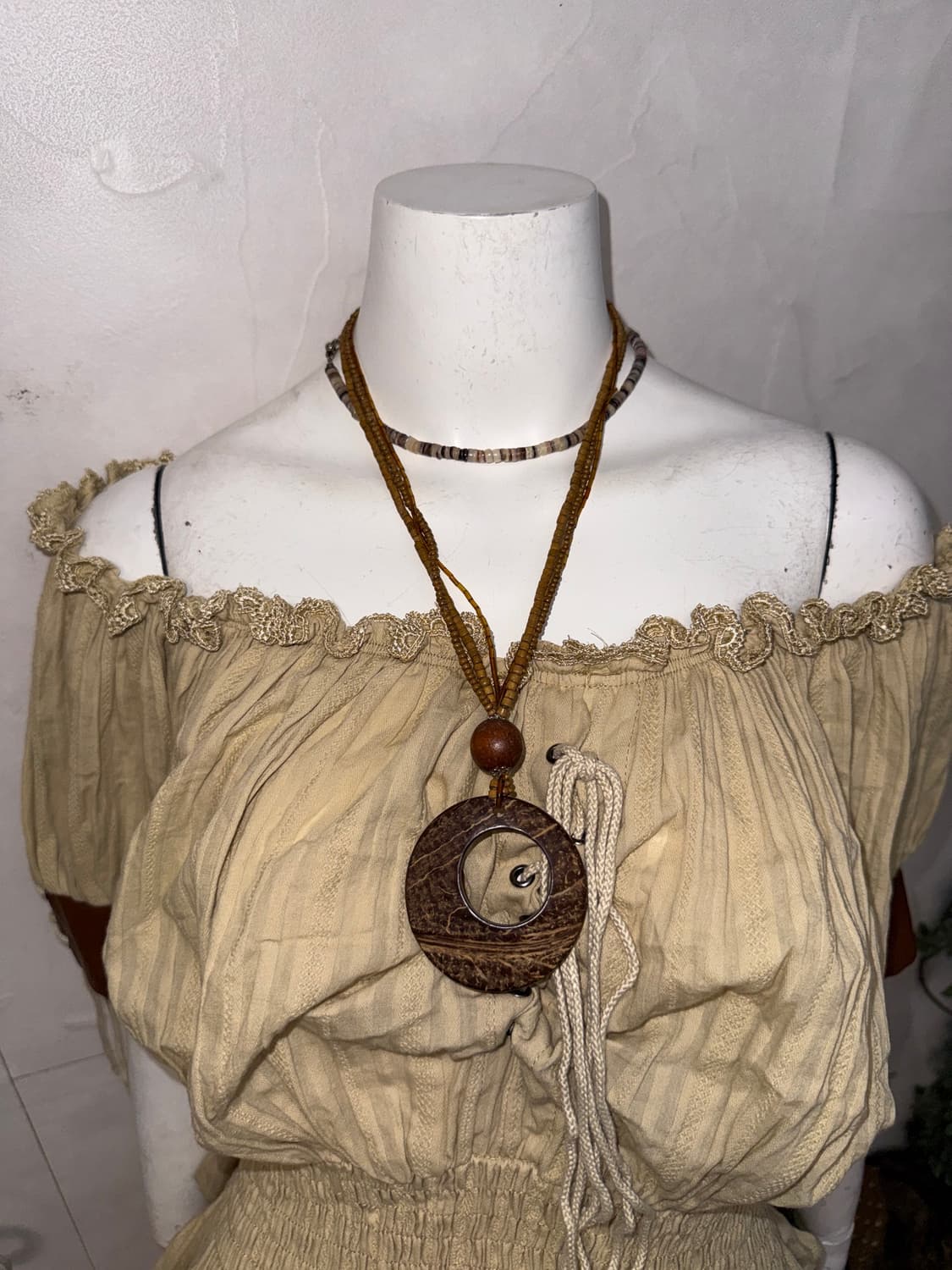 Bohemian wood beads necklace  상품이미지6